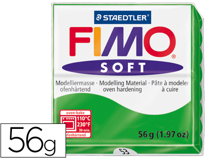 57g. pasta Staedtler Fimo Soft color verde tropical